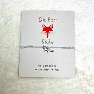 Oh for Fox Sake | Fox charm bracelet Make a Wish Silver Jewelry